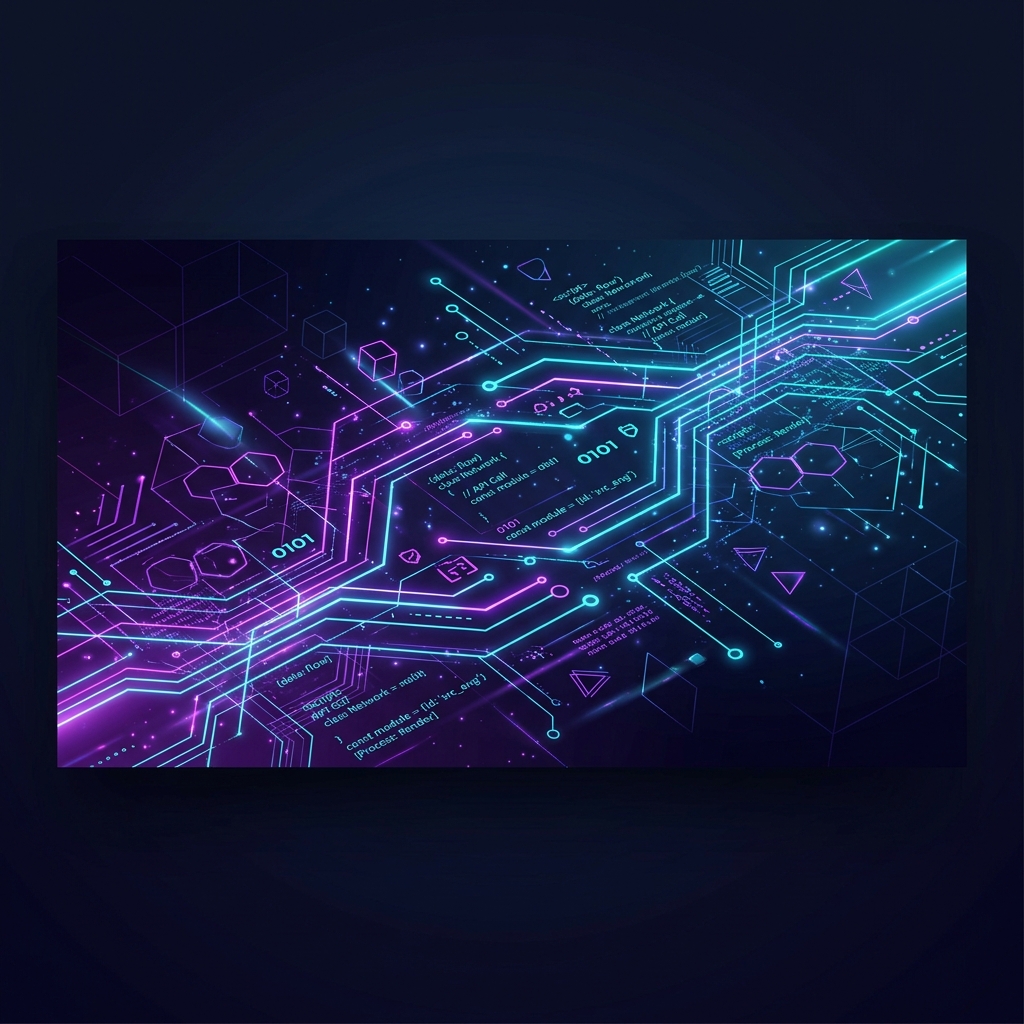 Devetrics High-tech Abstract Digital Network